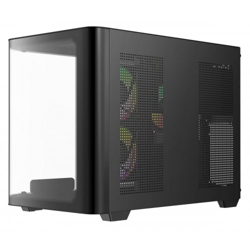 Корпус Ocypus Iota C50 Curve ARGB Tempered Glass без БП (IOTA-C50-BKD300CD-GL) Black купить в Украине: Киев, Днепр, Харьков, Одесса  | Проверка совместимости, низкая цена, отзывы, характеристики от TELEMART фото