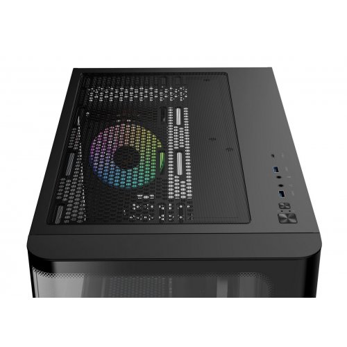 Корпус Ocypus Iota C50 Curve ARGB Tempered Glass без БП (IOTA-C50-BKD300CD-GL) Black купить в Украине: Киев, Днепр, Харьков, Одесса  | Проверка совместимости, низкая цена, отзывы, характеристики от TELEMART фото