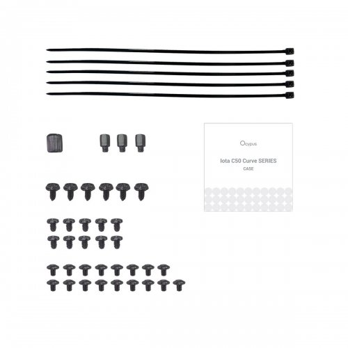 Корпус Ocypus Iota C50 Curve ARGB Tempered Glass без БП (IOTA-C50-BKD300CD-GL) Black купить в Украине: Киев, Днепр, Харьков, Одесса  | Проверка совместимости, низкая цена, отзывы, характеристики от TELEMART фото