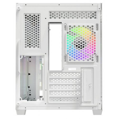 Корпус Ocypus Iota C50 Curve ARGB Tempered Glass без БП (IOTA-C50-WHD300CD-GL) White купить в Украине: Киев, Днепр, Харьков, Одесса  | Проверка совместимости, низкая цена, отзывы, характеристики от TELEMART фото