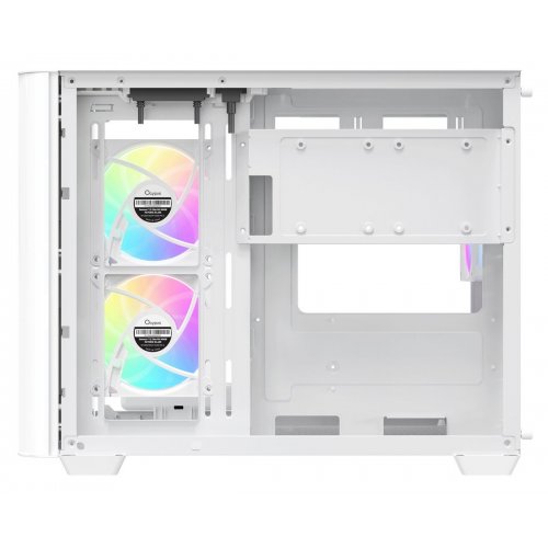 Корпус Ocypus Iota C50 Curve ARGB Tempered Glass без БП (IOTA-C50-WHD300CD-GL) White купить в Украине: Киев, Днепр, Харьков, Одесса  | Проверка совместимости, низкая цена, отзывы, характеристики от TELEMART фото