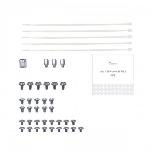 Корпус Ocypus Iota C50 Curve ARGB Tempered Glass без БП (IOTA-C50-WHD300CD-GL) White купить в Украине: Киев, Днепр, Харьков, Одесса  | Проверка совместимости, низкая цена, отзывы, характеристики от TELEMART фото