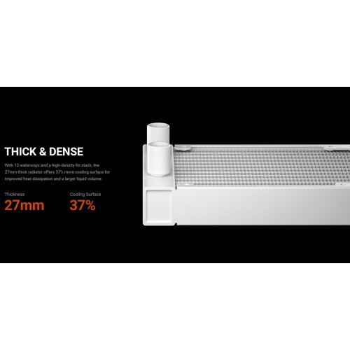 Готовая СВО ID-Cooling FX360 LCD White купить в Украине: Киев, Днепр, Харьков, Одесса  | Проверка совместимости, низкая цена, отзывы, характеристики от TELEMART фото