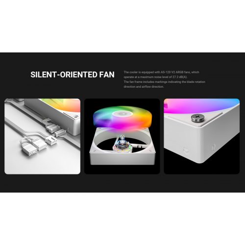 Готовая СВО ID-Cooling FX360 LCD White купить в Украине: Киев, Днепр, Харьков, Одесса  | Проверка совместимости, низкая цена, отзывы, характеристики от TELEMART фото