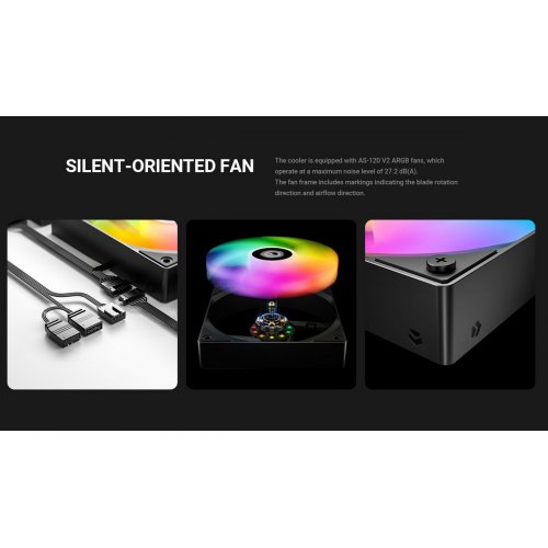 Готовая СВО ID-Cooling FX240 LCD Black купить в Украине: Киев, Днепр, Харьков, Одесса  | Проверка совместимости, низкая цена, отзывы, характеристики от TELEMART фото