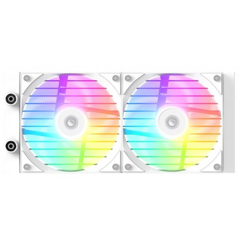 Готовая СВО ID-Cooling FX240 LCD White купить в Украине: Киев, Днепр, Харьков, Одесса  | Проверка совместимости, низкая цена, отзывы, характеристики от TELEMART фото