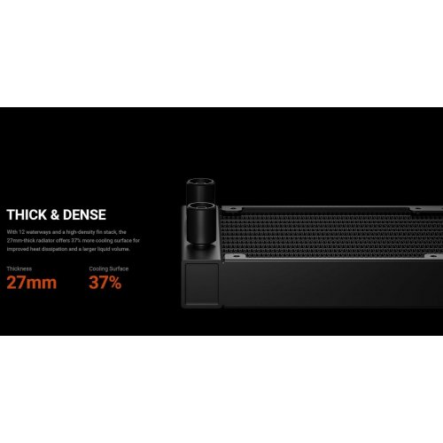 Готовая СВО ID-Cooling FX360 LCD PE Black купить в Украине: Киев, Днепр, Харьков, Одесса  | Проверка совместимости, низкая цена, отзывы, характеристики от TELEMART фото