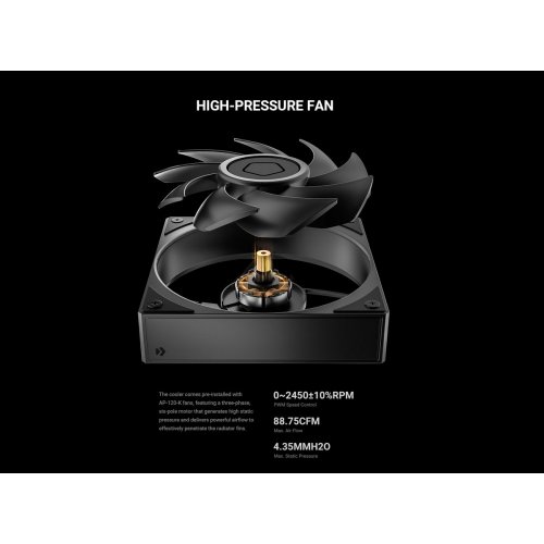 Готовая СВО ID-Cooling FX360 LCD PE Black купить в Украине: Киев, Днепр, Харьков, Одесса  | Проверка совместимости, низкая цена, отзывы, характеристики от TELEMART фото