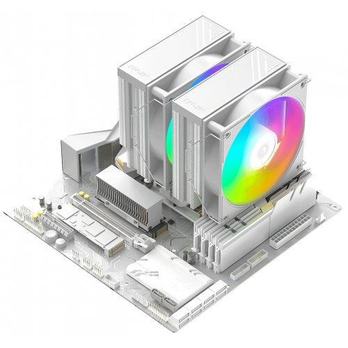 Кулер ID-Cooling Frozn A620 PRO XE ARGB Snow купити в Україні: Київ, Львів, Хмельницький, Тернопіль, Івано-Франківськ | Перевірка сумісності, низька ціна, відгуки, характеристики від TELEMART фото