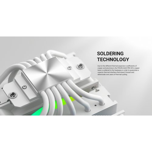 Кулер ID-Cooling Frozn A620 PRO XE ARGB Snow купити в Україні: Київ, Львів, Хмельницький, Тернопіль, Івано-Франківськ | Перевірка сумісності, низька ціна, відгуки, характеристики від TELEMART фото