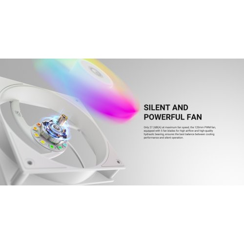 Кулер ID-Cooling Frozn A620 PRO XE ARGB Snow купити в Україні: Київ, Львів, Хмельницький, Тернопіль, Івано-Франківськ | Перевірка сумісності, низька ціна, відгуки, характеристики від TELEMART фото