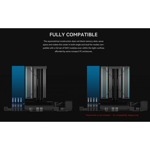 Кулер ID-Cooling Frozn A410 TD ARGB купити в Україні: Київ, Львів, Хмельницький, Тернопіль, Івано-Франківськ | Перевірка сумісності, низька ціна, відгуки, характеристики від TELEMART фото