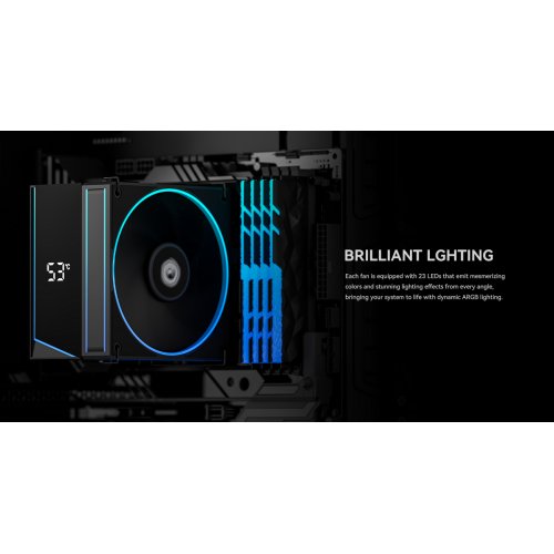 Кулер ID-Cooling Frozn A410 TD ARGB купити в Україні: Київ, Львів, Хмельницький, Тернопіль, Івано-Франківськ | Перевірка сумісності, низька ціна, відгуки, характеристики від TELEMART фото