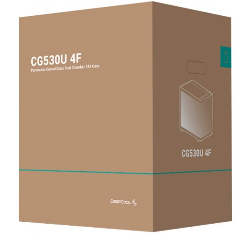 Корпус Deepcool CG530U 4F Tempered Glass без БП (R-CG530U-BKAGA4-G) Black купить в Украине: Киев, Днепр, Харьков, Одесса  | Проверка совместимости, низкая цена, отзывы, характеристики от TELEMART фото