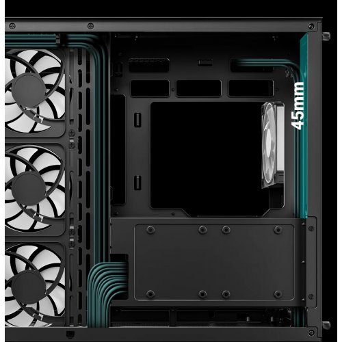 Корпус Deepcool CG530U 4F Tempered Glass без БП (R-CG530U-BKAGA4-G) Black купить в Украине: Киев, Днепр, Харьков, Одесса  | Проверка совместимости, низкая цена, отзывы, характеристики от TELEMART фото