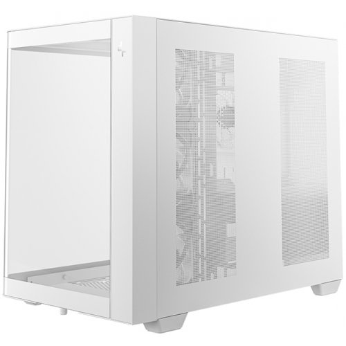 Корпус Deepcool CG530U 4F Tempered Glass без БП (R-CG530U-WHAGA4-G) White купить в Украине: Киев, Днепр, Харьков, Одесса  | Проверка совместимости, низкая цена, отзывы, характеристики от TELEMART фото
