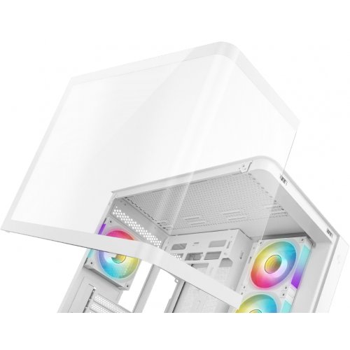 Корпус Deepcool CG530U 4F Tempered Glass без БП (R-CG530U-WHAGA4-G) White купить в Украине: Киев, Днепр, Харьков, Одесса  | Проверка совместимости, низкая цена, отзывы, характеристики от TELEMART фото