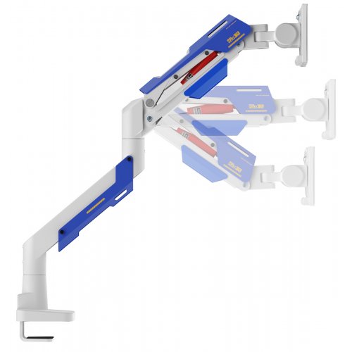 Настільне кріплення для монітора GamePro 24-57" MAG701 White/Blue купити в Україні: Київ, Львів, Хмельницький, Тернопіль, Івано-Франківськ | Низька ціна, відгуки, характеристики від TELEMART фото