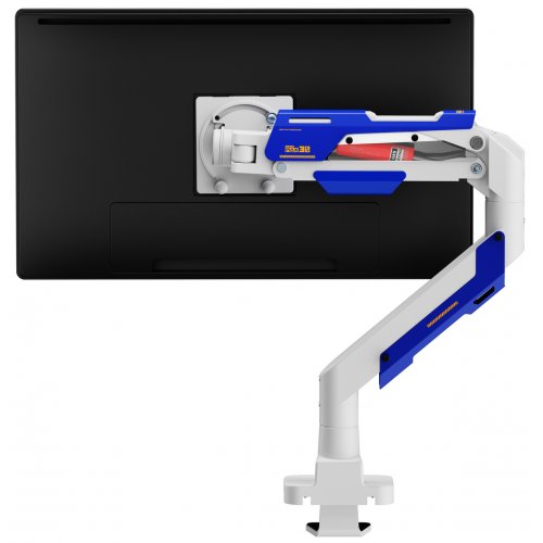 Настільне кріплення для монітора GamePro 24-57" MAG701 White/Blue купити в Україні: Київ, Львів, Хмельницький, Тернопіль, Івано-Франківськ | Низька ціна, відгуки, характеристики від TELEMART фото