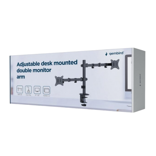 Уцінка кронштейн Gembird 17-32" MA-D2-03 (Розкрита упаковка, 858656) купити в Україні: Київ, Львів, Хмельницький, Тернопіль, Івано-Франківськ | Низька ціна, відгуки, характеристики від TELEMART фото