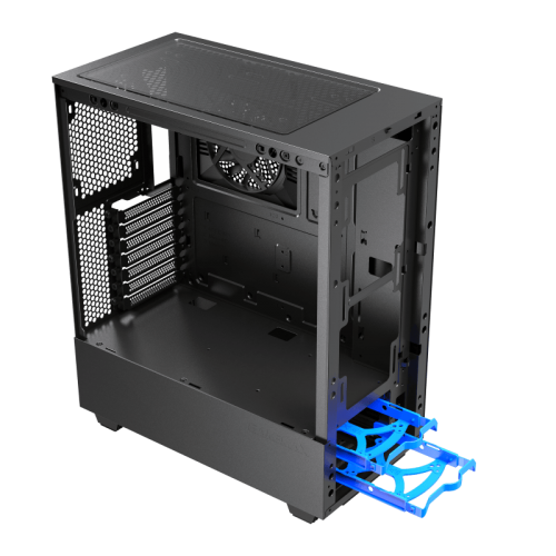 Корпус GAMEMAX Contac COC ARGB Tempered Glass без БП Black/Grey (Восстановлено продавцом, 858681) купить в Украине: Киев, Днепр, Харьков, Одесса  | Проверка совместимости, низкая цена, отзывы, характеристики от TELEMART фото