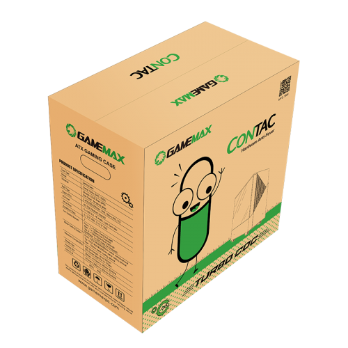 Корпус GAMEMAX Contac COC ARGB Tempered Glass без БП Black/Grey (Восстановлено продавцом, 858681) купить в Украине: Киев, Днепр, Харьков, Одесса  | Проверка совместимости, низкая цена, отзывы, характеристики от TELEMART фото