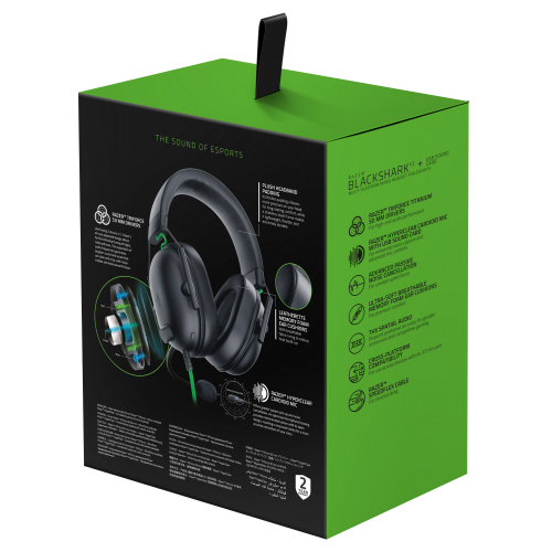 Уцінка навушники Razer BlackShark V2 X (RZ04-03240100-R3M1) Black (Розкрита упаковка, 858692) купити в Україні: Київ, Львів, Хмельницький, Тернопіль, Івано-Франківськ | Низька ціна, відгуки, характеристики від TELEMART фото