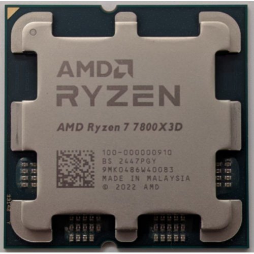 Процессор AMD Ryzen 7 7800X3D 4.2(5.0)GHz 96MB sAM5 Box (100-100000910WOF) (Восстановлено продавцом, 858739) купить в Украине: Киев, Днепр, Харьков, Одесса  | Проверка совместимости, низкая цена, отзывы, характеристики от TELEMART фото