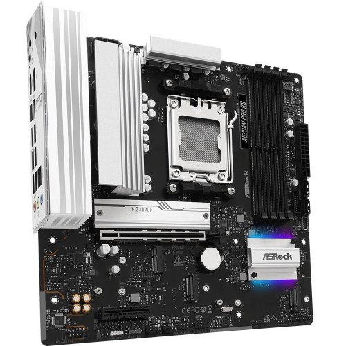 Уценка материнская плата AsRock A620AM Pro RS (sAM5, AMD A620A) (Вскрытая упаковка, 858740) купить в Украине: Киев, Днепр, Харьков, Одесса  | Проверка совместимости, низкая цена, отзывы, характеристики от TELEMART фото