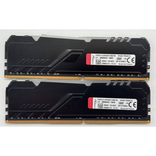 Озу HyperX DDR4 16GB (2x8GB) 3600Mhz Fury RGB (HX436C17FB3AK2/16) (Восстановлено продавцом, 858857) купить в Украине: Киев, Днепр, Харьков, Одесса  | Проверка совместимости, низкая цена, отзывы, характеристики от TELEMART фото