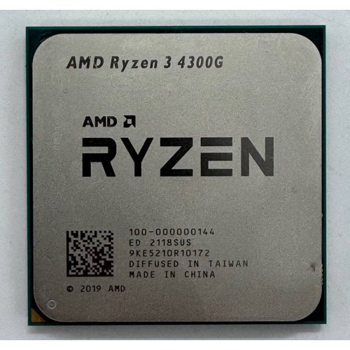 Процессор AMD Ryzen 3 4300G 3.8(4.0)GHz sAM4 Tray (100-000000144) (Восстановлено продавцом, 858865) купить в Украине: Киев, Днепр, Харьков, Одесса  | Проверка совместимости, низкая цена, отзывы, характеристики от TELEMART фото
