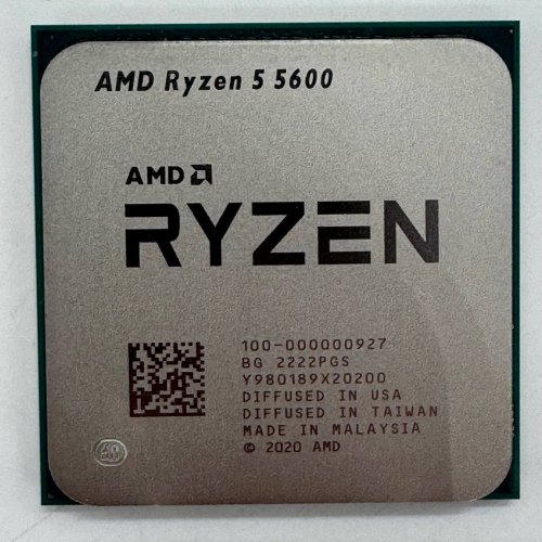 Процессор AMD Ryzen 5 5600 3.5(4.4)GHz 32MB sAM4 Box (100-100000927BOX) (Восстановлено продавцом, 858896) купить в Украине: Киев, Днепр, Харьков, Одесса  | Проверка совместимости, низкая цена, отзывы, характеристики от TELEMART фото