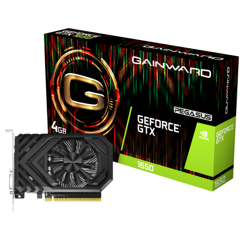 Відеокарта Gainward GeForce GTX 1650 Pegasus 4096MB (426018336-4467) (Відновлено продавцем, 858912) купити в Україні: Київ, Львів, Хмельницький, Тернопіль, Івано-Франківськ | Перевірка сумісності, низька ціна, відгуки, характеристики від TELEMART фото