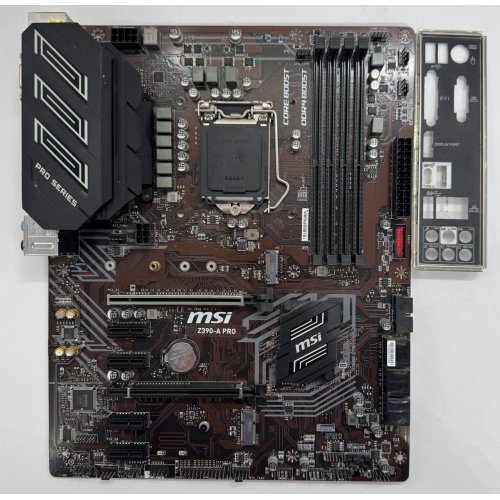 Материнська плата MSI Z390-A PRO (s1151-v2, Intel Z390) (Відновлено продавцем, 858922) купити в Україні: Київ, Львів, Хмельницький, Тернопіль, Івано-Франківськ | Перевірка сумісності, низька ціна, відгуки, характеристики від TELEMART фото
