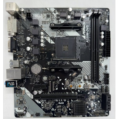Материнская плата AsRock A320M-DVS R4.0 (sAM4, AMD A320) (Восстановлено продавцом, 858926) купить в Украине: Киев, Днепр, Харьков, Одесса  | Проверка совместимости, низкая цена, отзывы, характеристики от TELEMART фото