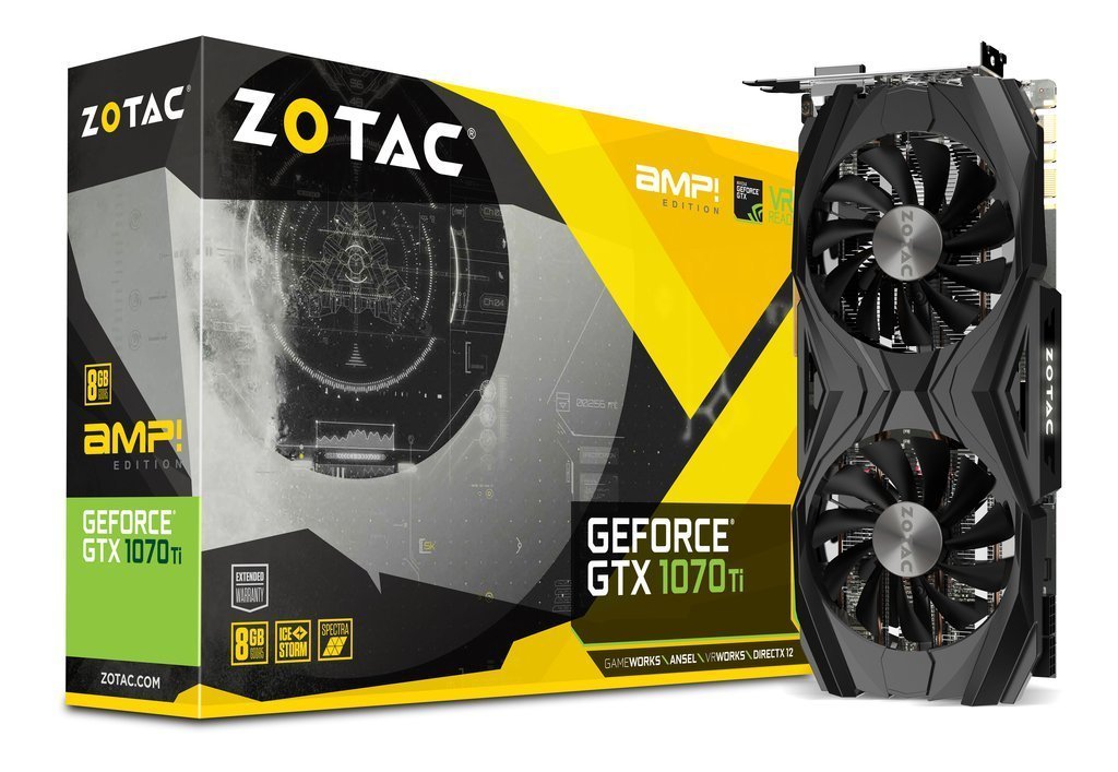 Відеокарта Zotac GeForce GTX 1070 Ti AMP Edition 8192MB (ZT