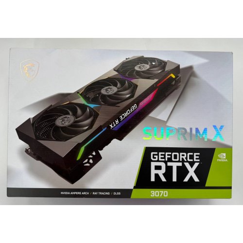 Відеокарта MSI GeForce RTX 3070 SUPRIM 8192MB (RTX 3070 SUPRIM 8G) (Відновлено продавцем, 858944) купити в Україні: Київ, Львів, Хмельницький, Тернопіль, Івано-Франківськ | Перевірка сумісності, низька ціна, відгуки, характеристики від TELEMART фото