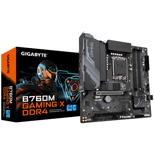 Материнская плата Gigabyte B760M GAMING X DDR4 (s1700, Intel B760) (Восстановлено продавцом, 858955) купить в Украине: Киев, Днепр, Харьков, Одесса  | Проверка совместимости, низкая цена, отзывы, характеристики от TELEMART фото