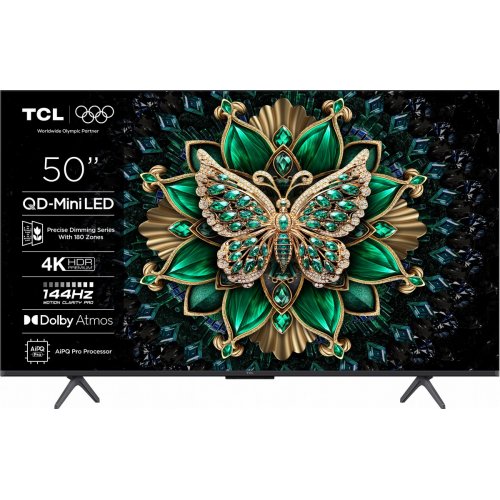 Телевізор TCL 50" 50C6K Black купити в Україні: Київ, Львів, Хмельницький, Тернопіль, Івано-Франківськ | Низька ціна, відгуки, характеристики від TELEMART фото