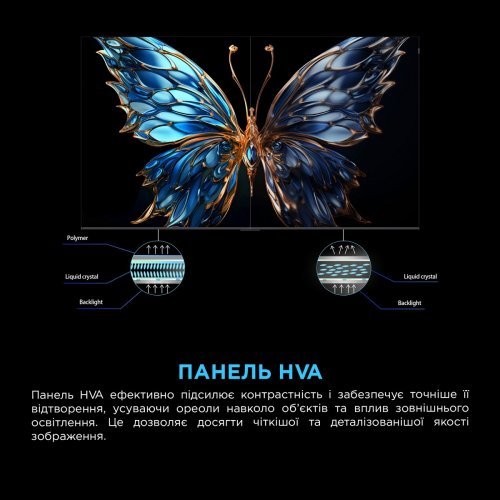 Телевизор TCL 43" 43P6K Black купить в Украине: Киев, Днепр, Харьков, Одесса  | Низкая цена, отзывы, характеристики от TELEMART фото