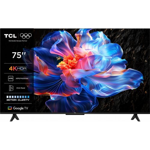Телевизор TCL 75" 75P6K Black купить в Украине: Киев, Днепр, Харьков, Одесса  | Низкая цена, отзывы, характеристики от TELEMART фото
