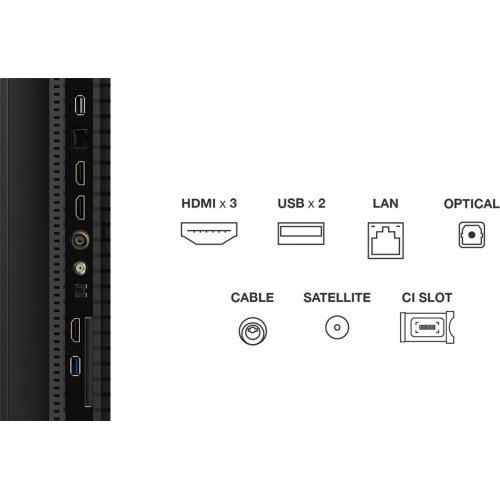 Телевизор TCL 50" 50P7K Black купить в Украине: Киев, Днепр, Харьков, Одесса  | Низкая цена, отзывы, характеристики от TELEMART фото