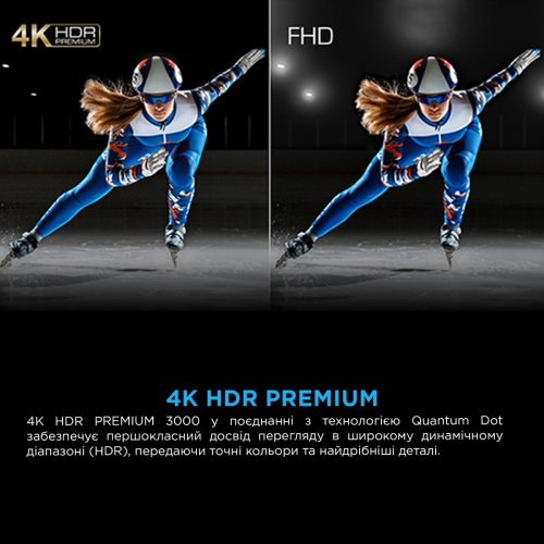 Телевизор TCL 75" 75C7K Black купить в Украине: Киев, Днепр, Харьков, Одесса  | Низкая цена, отзывы, характеристики от TELEMART фото