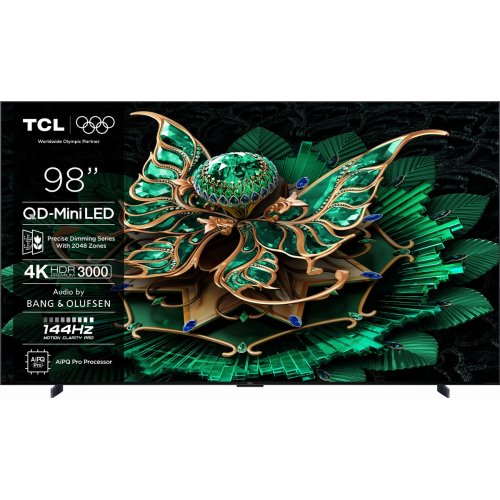 Телевізор TCL 98" 98C7K Black купити в Україні: Київ, Львів, Хмельницький, Тернопіль, Івано-Франківськ | Низька ціна, відгуки, характеристики від TELEMART фото