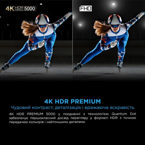 Телевизор TCL 75" 75C8K Black купить в Украине: Киев, Днепр, Харьков, Одесса  | Низкая цена, отзывы, характеристики от TELEMART фото