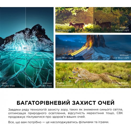 Телевизор TCL 65" 65C8K Black купить в Украине: Киев, Днепр, Харьков, Одесса  | Низкая цена, отзывы, характеристики от TELEMART фото