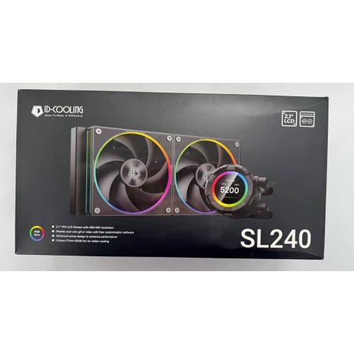Готова сво ID-Cooling LCD SL240 Black (Відновлено продавцем, 859129) купити в Україні: Київ, Львів, Хмельницький, Тернопіль, Івано-Франківськ | Перевірка сумісності, низька ціна, відгуки, характеристики від TELEMART фото