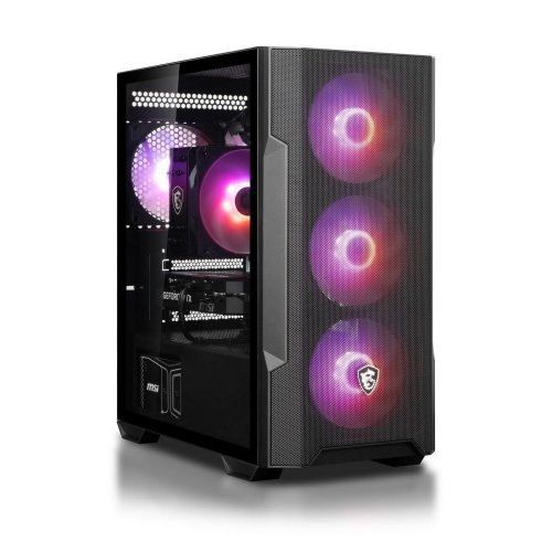 Компьютер Dragon Lucky Shadow Powered_by MSI (RTX 3050 + R5 5500) Black купить в Украине: Киев, Днепр, Харьков, Одесса  | Низкая цена, отзывы, характеристики от TELEMART фото