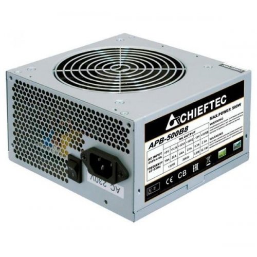 Блок питания CHIEFTEC VALUE SERIES 500W (APB-500B8) OEM (Восстановлено продавцом, 859138) купить в Украине: Киев, Днепр, Харьков, Одесса  | Проверка совместимости, низкая цена, отзывы, характеристики от TELEMART фото
