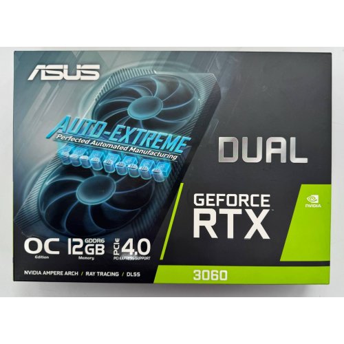 Відеокарта Asus GeForce RTX 3060 Dual OC 12288MB (DUAL-RTX3060-O12G-V2) (Відновлено продавцем, 859142) купити в Україні: Київ, Львів, Хмельницький, Тернопіль, Івано-Франківськ | Перевірка сумісності, низька ціна, відгуки, характеристики від TELEMART фото